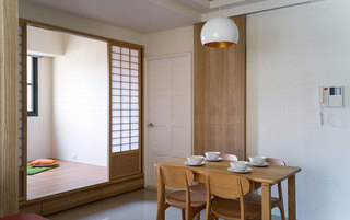 日式风格二居室温馨70平米设计图纸