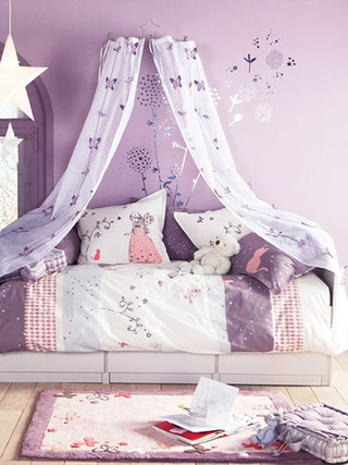 淡紫色卧室