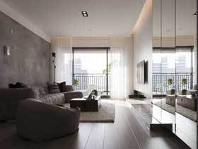 68平自然极简日系 超级时尚的两居室装修