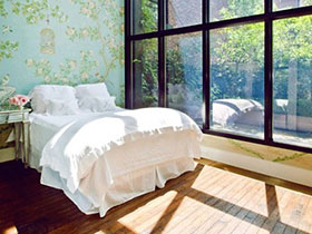 美景定格 13个浪漫卧室落地窗设计