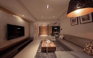 北欧风格三居室舒适110平米设计图