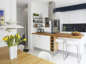 简洁小厨房 10图小户型空间福音