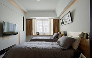 现代简约卧室设计效果图
