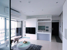 一居室要怎么装 来看48平清爽简洁公寓设计