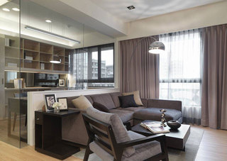 现代简约客厅沙发设计效果图