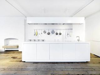 116平米清新舒适LOFT厨房设计