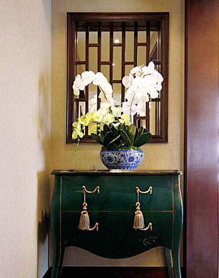 ,中式风格,玄关