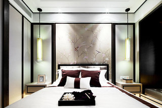 150平米装修效果图中式卧室设计