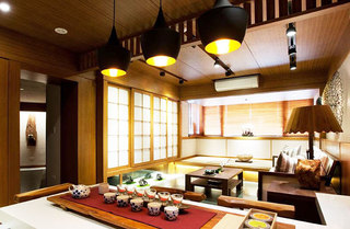 日式风格两室一厅舒适效果图