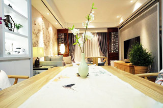 新中式风格两室一厅温馨装修效果图