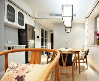 新中式风格两室一厅温馨效果图