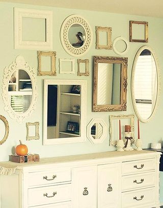 镜子墙创意装点家