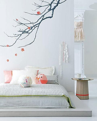 树枝装饰卧室设计