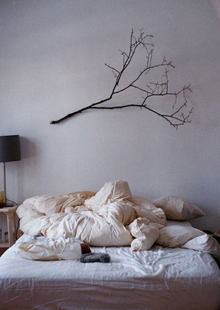 树枝装饰卧室装修设计