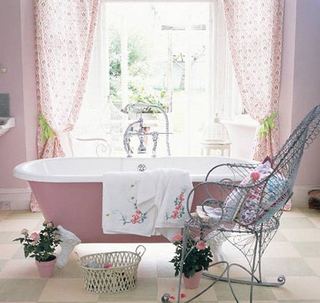粉色可爱卫生间图片