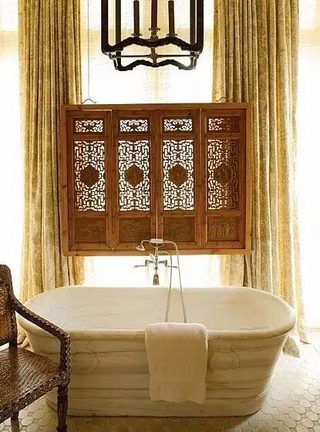 摩洛哥风情卫浴间屏风