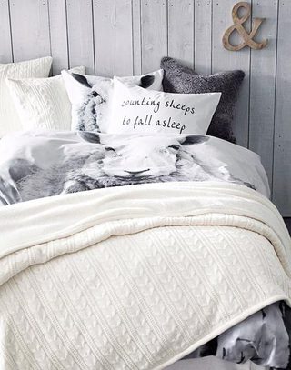卧室加条毛毯温暖过冬