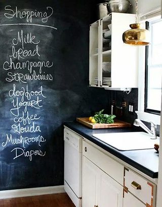 创意厨房黑板涂鸦墙