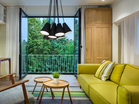 清新的林间公寓  让家和大自然融为一体