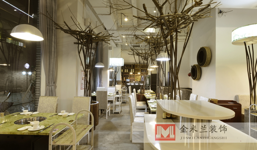 火锅店,大户型,混搭风格,50-100万