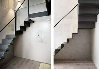 40平单身公寓楼梯装修
