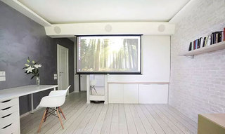 40平米单身公寓客厅改造影音室