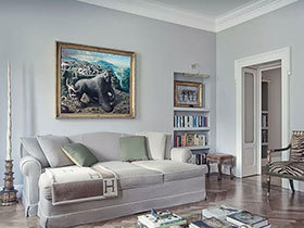 一房一名画 130平新古典两居室装修图片