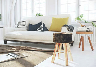 北欧风格客厅小沙发装修效果图