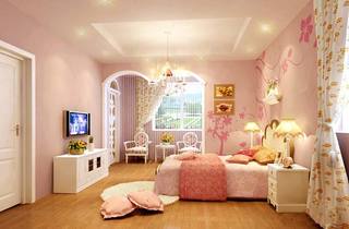粉色起居室图