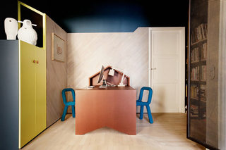 180平米巴黎公寓艺术书房设计效果图