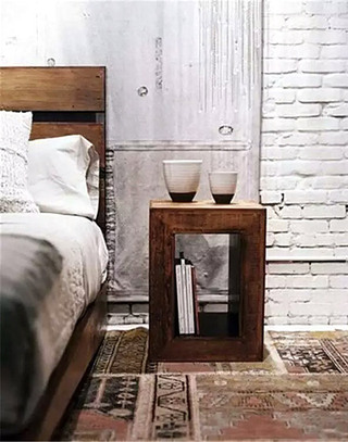 木质卧室床头柜设计