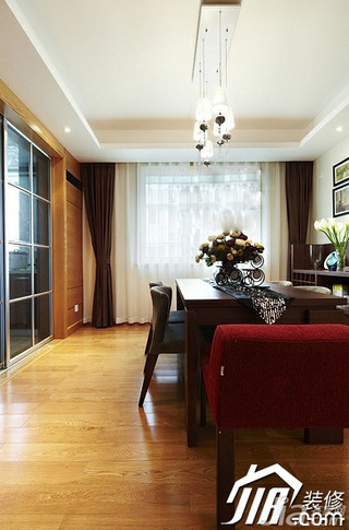新中式风格公寓富裕型设计图纸