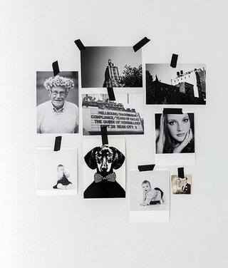 55平米北欧瑞典公寓黑白照片墙装饰