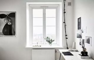 文艺北欧风公寓 白色窗户装修
