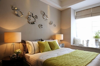 奢华精美现代风卧室背景墙设计