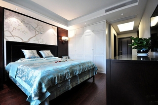150平新中式风格装修温馨卧室