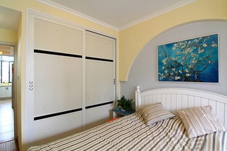 60平小户型装修地中海风格卧室欣赏图