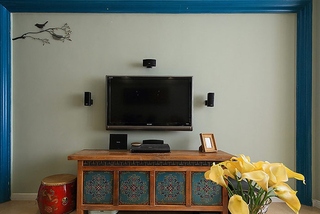 典雅美式电视柜效果图