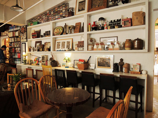 复古文艺咖啡馆图片