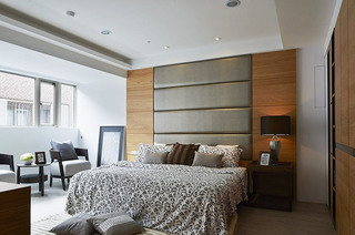 现代宜家风卧室 软包背景墙设计