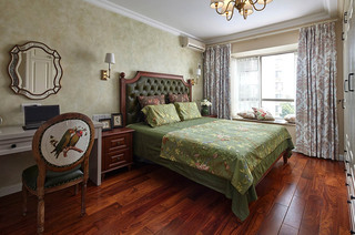 精致美式新古典卧室装潢欣赏