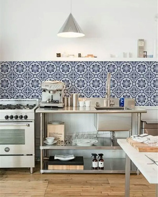 厨房瓷砖装修设计图片