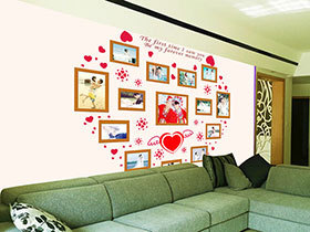 向新家表达爱意  10个沙发背景墙图片