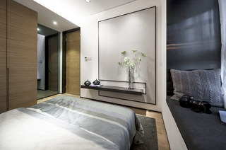 典雅简约新中式 卧室背景墙设计