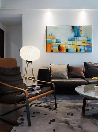 135㎡现代风格两居室沙发图片
