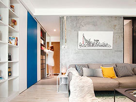 40平现代简约风格一居室装修 精致生活