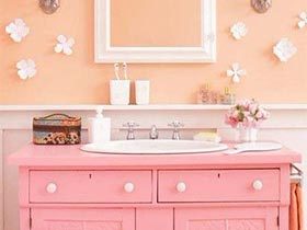 家居小粉红  10个粉色系卫生间图片