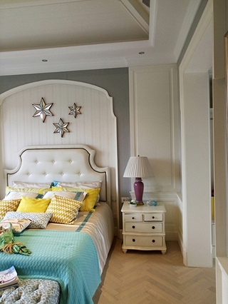 奢华地中海风格 卧室背景墙设计