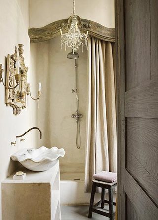 复古风浴室装修欣赏图片