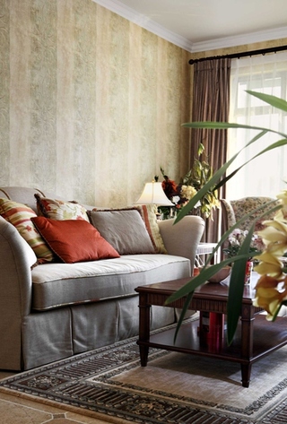 美式田园风格装修 让你的家更加温暖布艺沙发设计